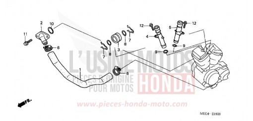 WATER PIPE VT750CA6 de 2006